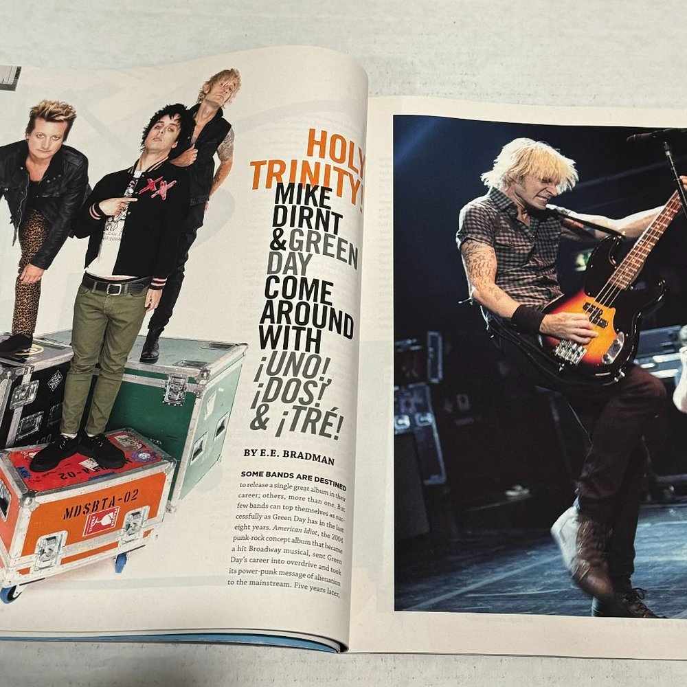 Bass Player Magazine - Mike Dirnt of Green Day - January 2013 - Picture 4 of 4